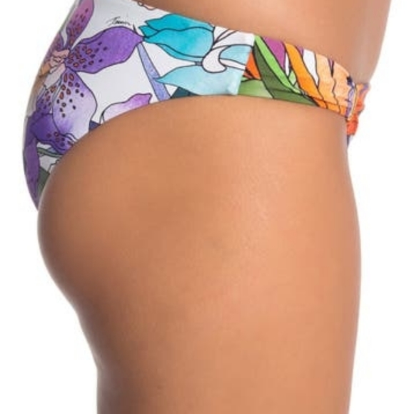 Trina Turk Amazonia Floral Print Bikini Bottoms - Picture 3 of 10